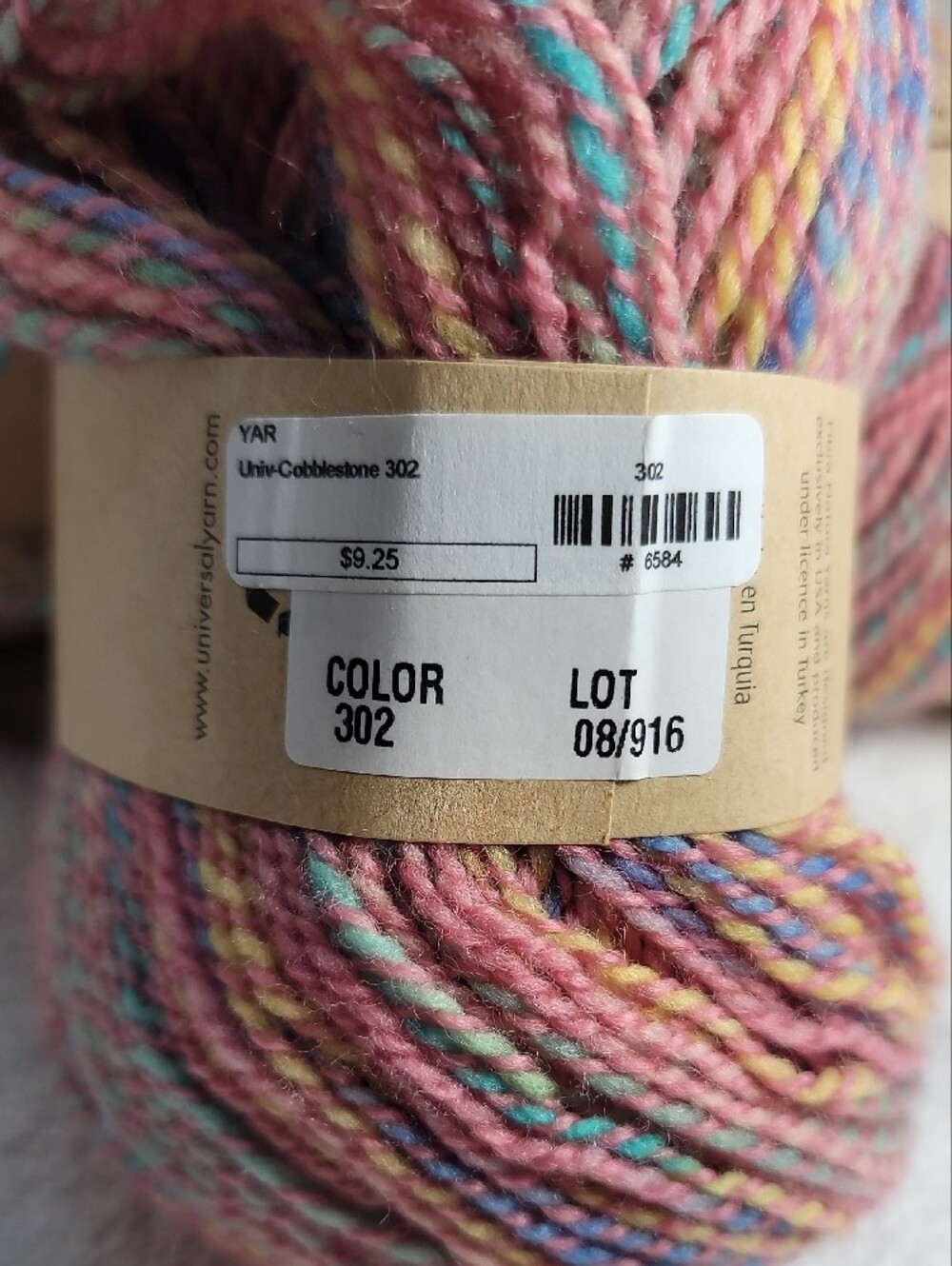 Cobblestone 100% SW Merino Wool 3 Balls NWT - Picture 4 of 6